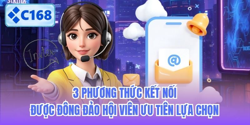 3 phương thức kết nối được đông đảo hội viên ưu tiên lựa chọn